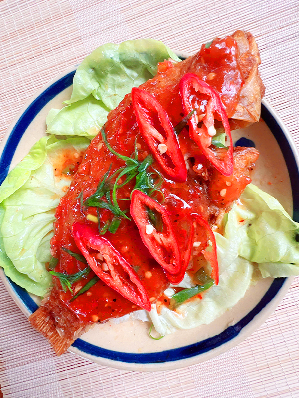 Cá trắm sốt cà chua​