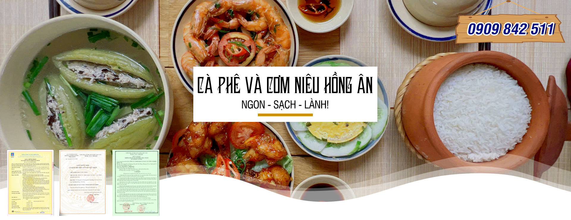 CÀ PHÊ VÀ CƠM NIÊU HỒNG ÂN